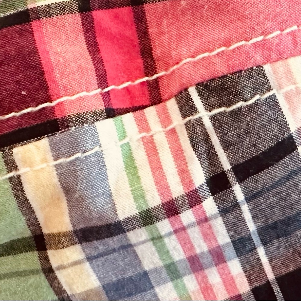 Gymboree Plaid Hat - Pink, Green, Blue, Black